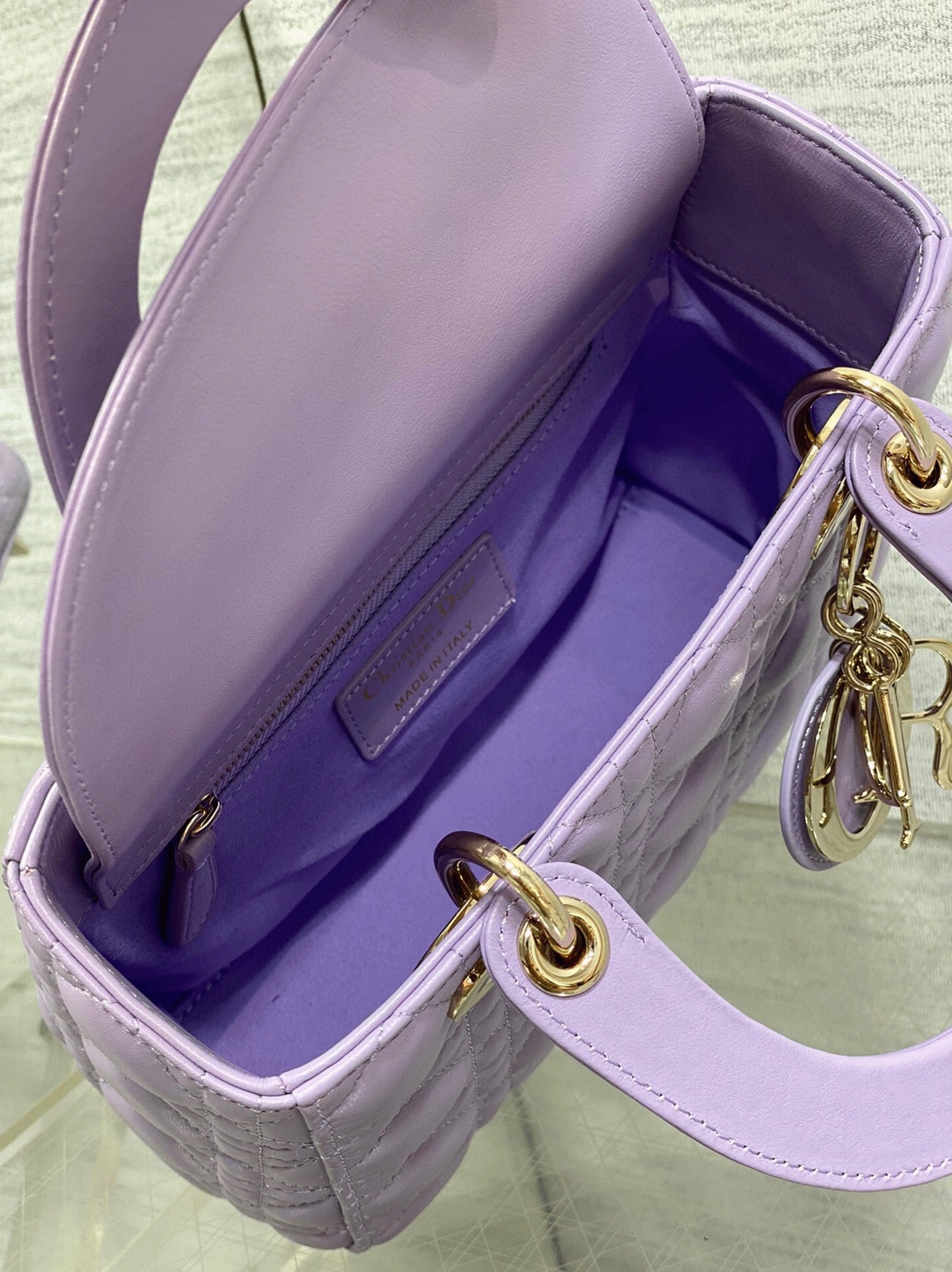 D10r Small Lady D10r My ABCD10r Bag Knockoff in Lilas
