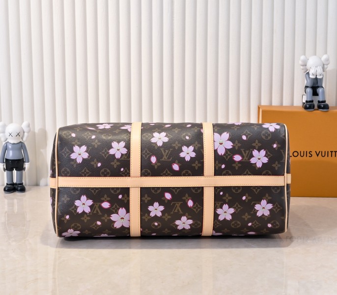 LV X TM Monogram Canvas Keepall 45 With Cherry Blossom