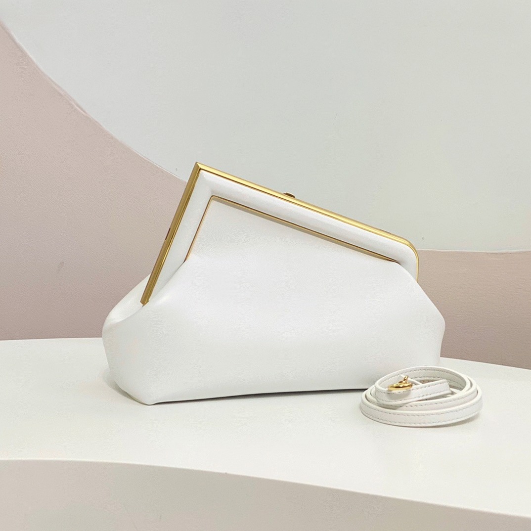 Top Quality Replica Previous Previous F**di First Small Bag In White