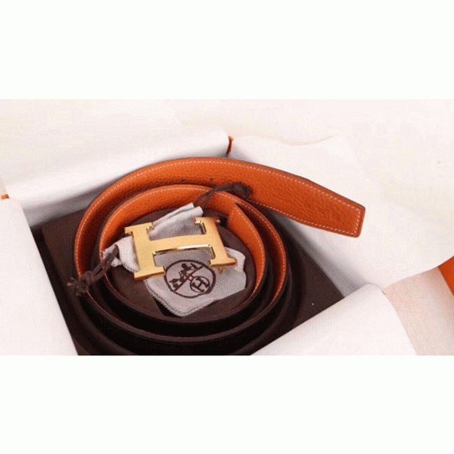 Top replica H**me5 H belt buckle in orange color