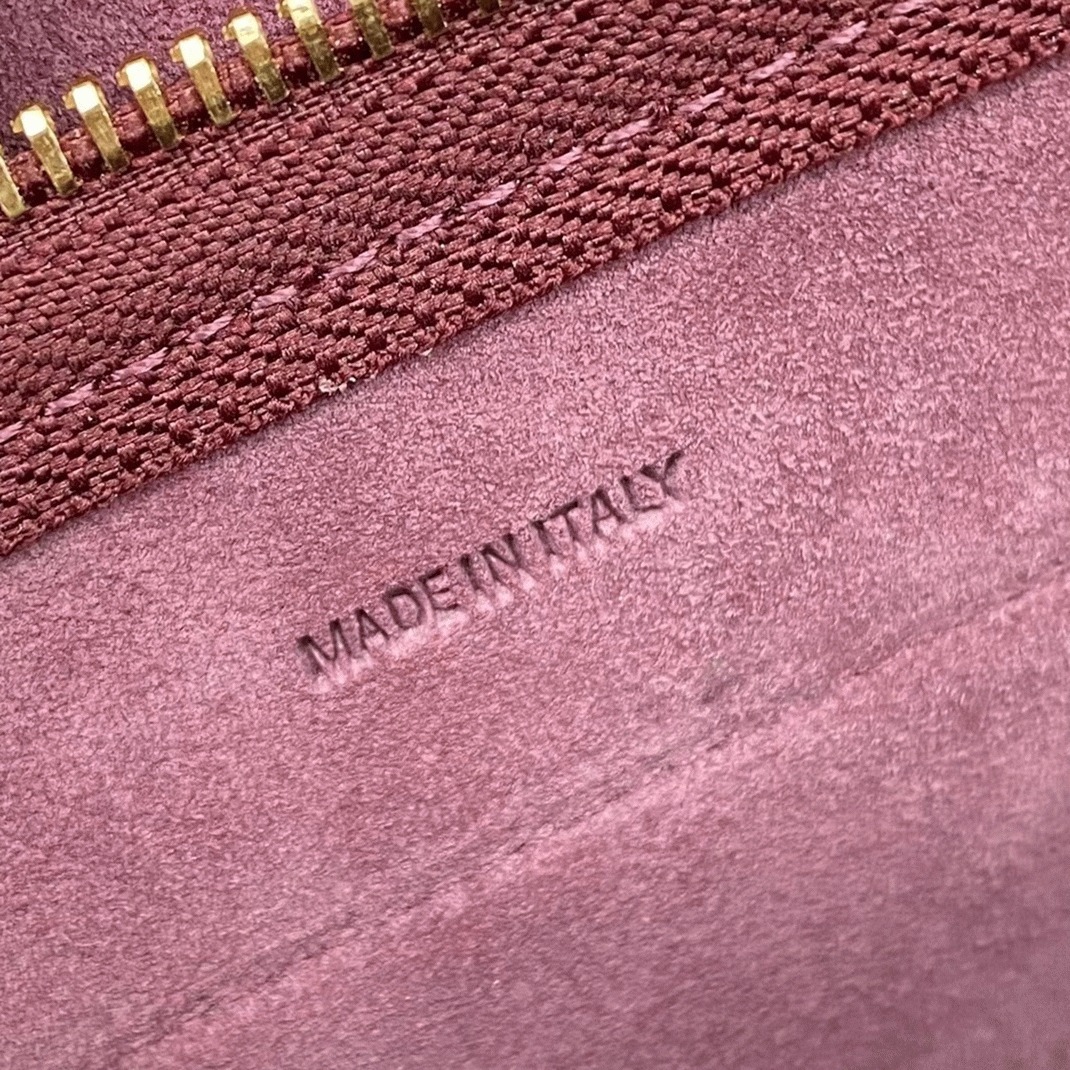 Ce1i*e Belt Nano Bag Fake in Bordeaux