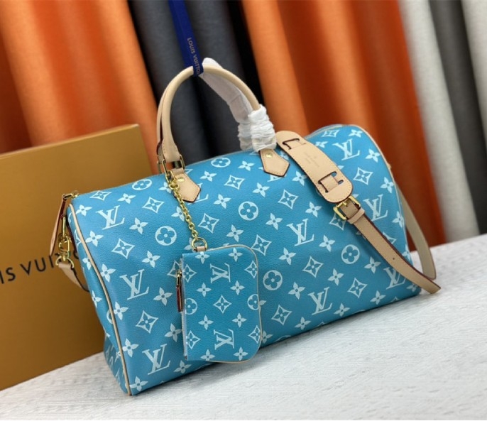 L0vis Vvtt0n Speedy P9 Bandouliere 40 Bag In Turquoise