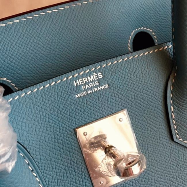 Blue Jean H**me5 Birkin 30cm Imitation Handbag