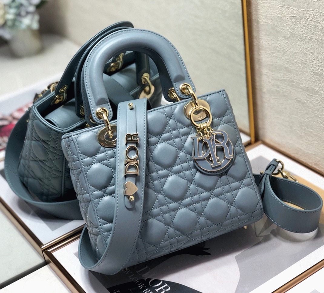 D10r Small Lady D10r My ABCD10r Bag Replica in Sky Blue