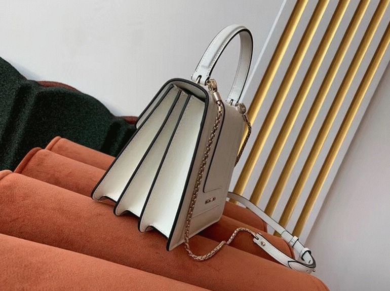 Fake Bv1g*ai Serpenti Forever Small Bag White Calfskin