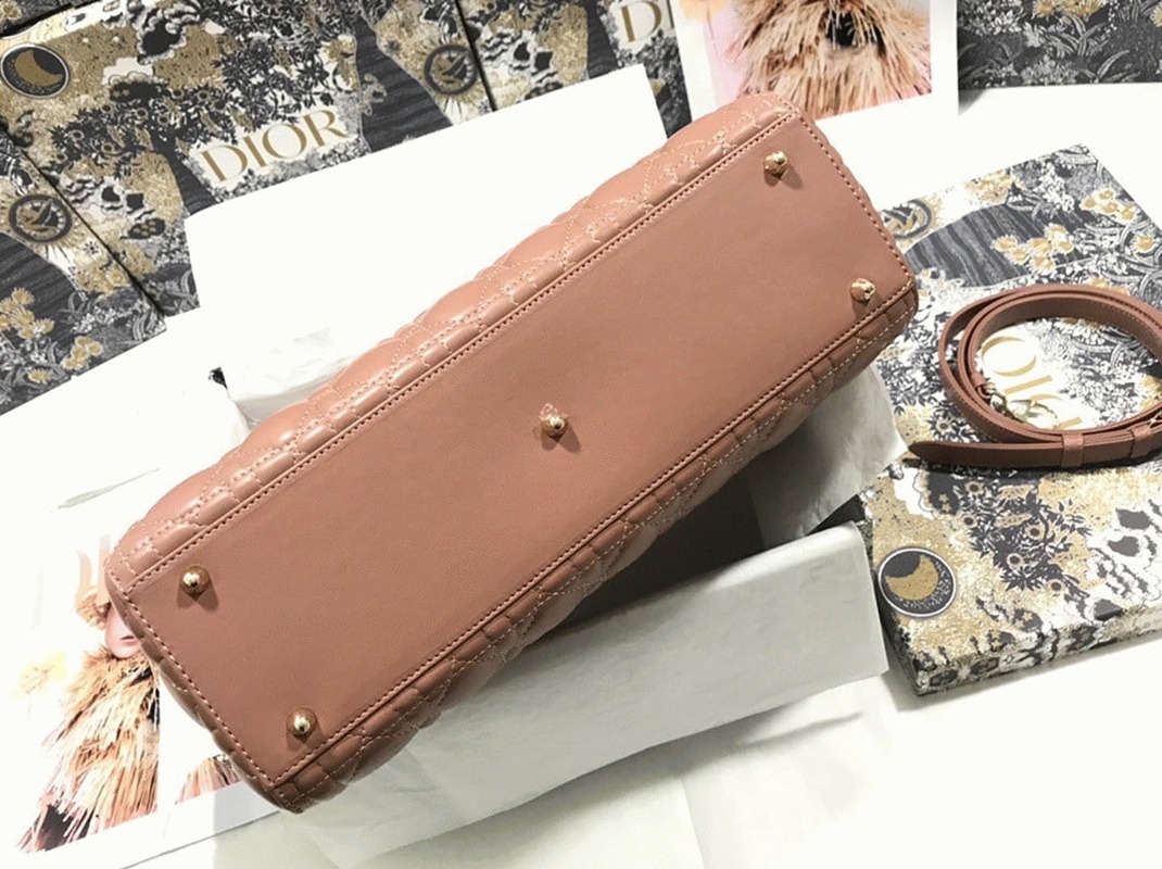 D10r Lady D10r Large Bag Imitation in Blush