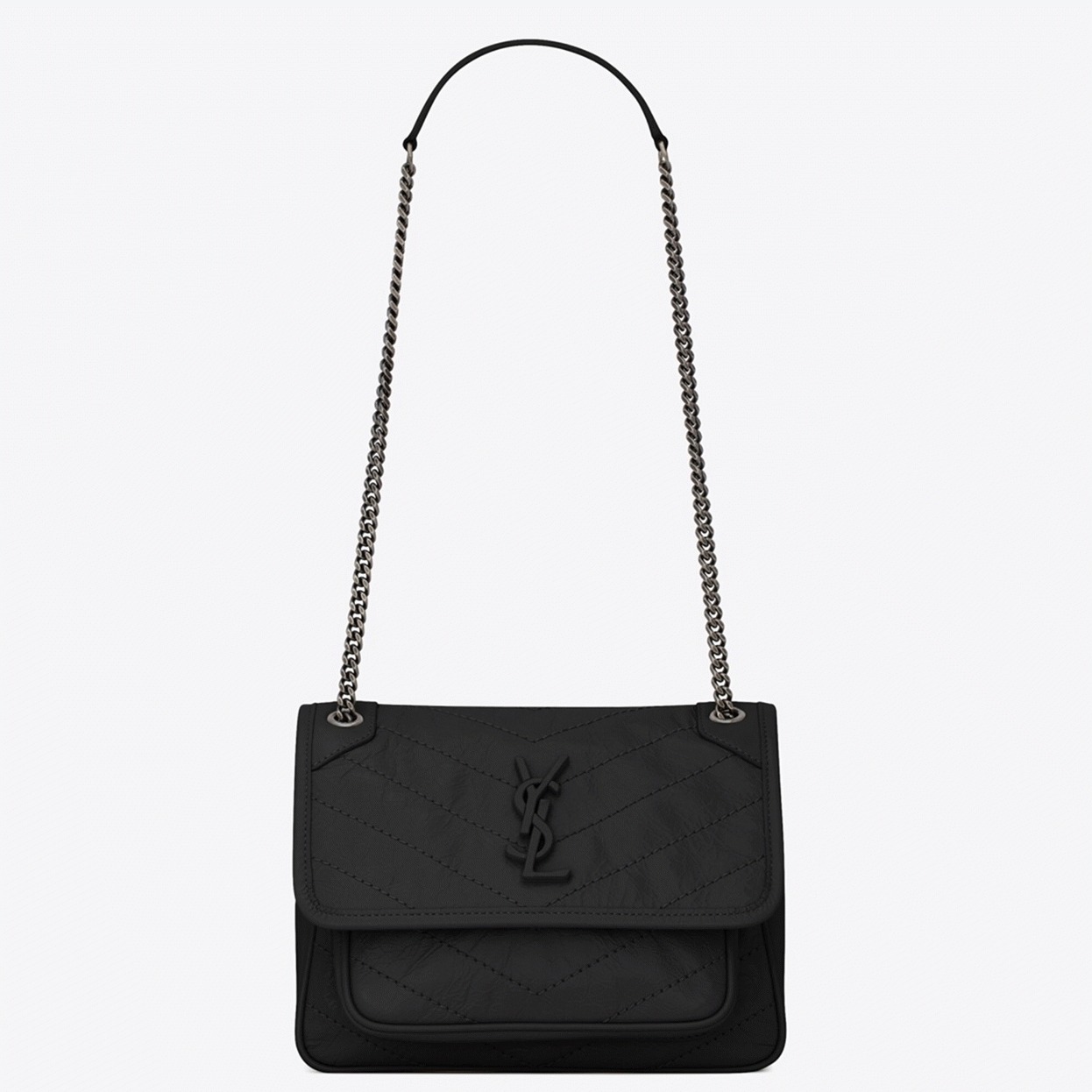 Fake Sa1nt Lau*nt Niki Baby Chain Bag Noir