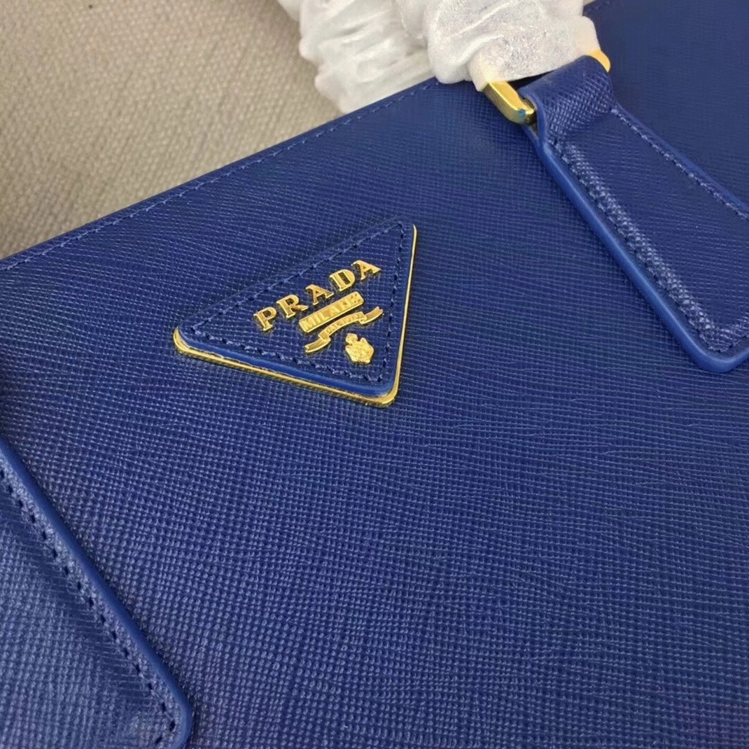 Blue Pra*a Galleria Large Bag Replica