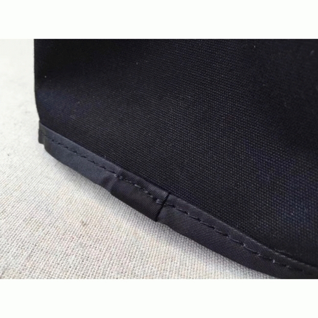 Black Canvas Fake Luxury H**me5 Cabag Elan Stylish Tote