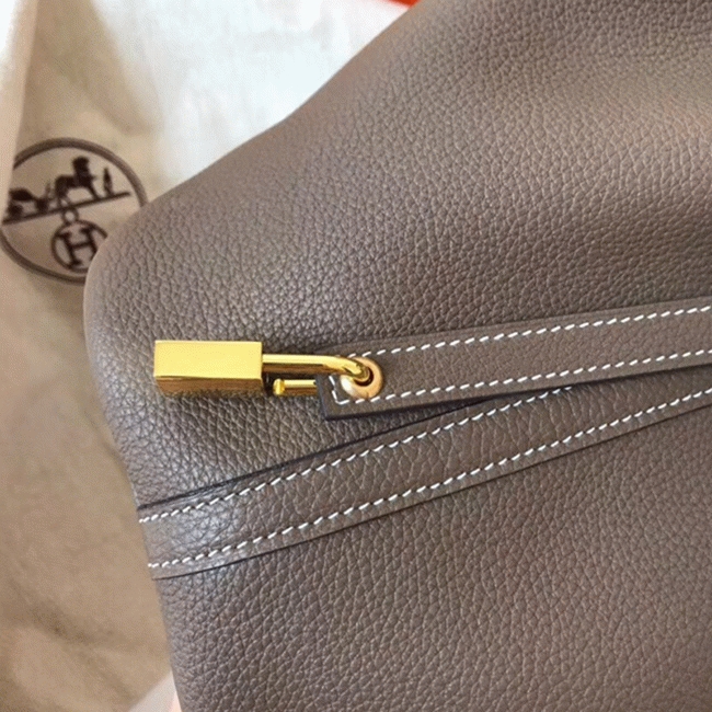Taupe best replica H**me5 Picotin Lock 22cm handbag
