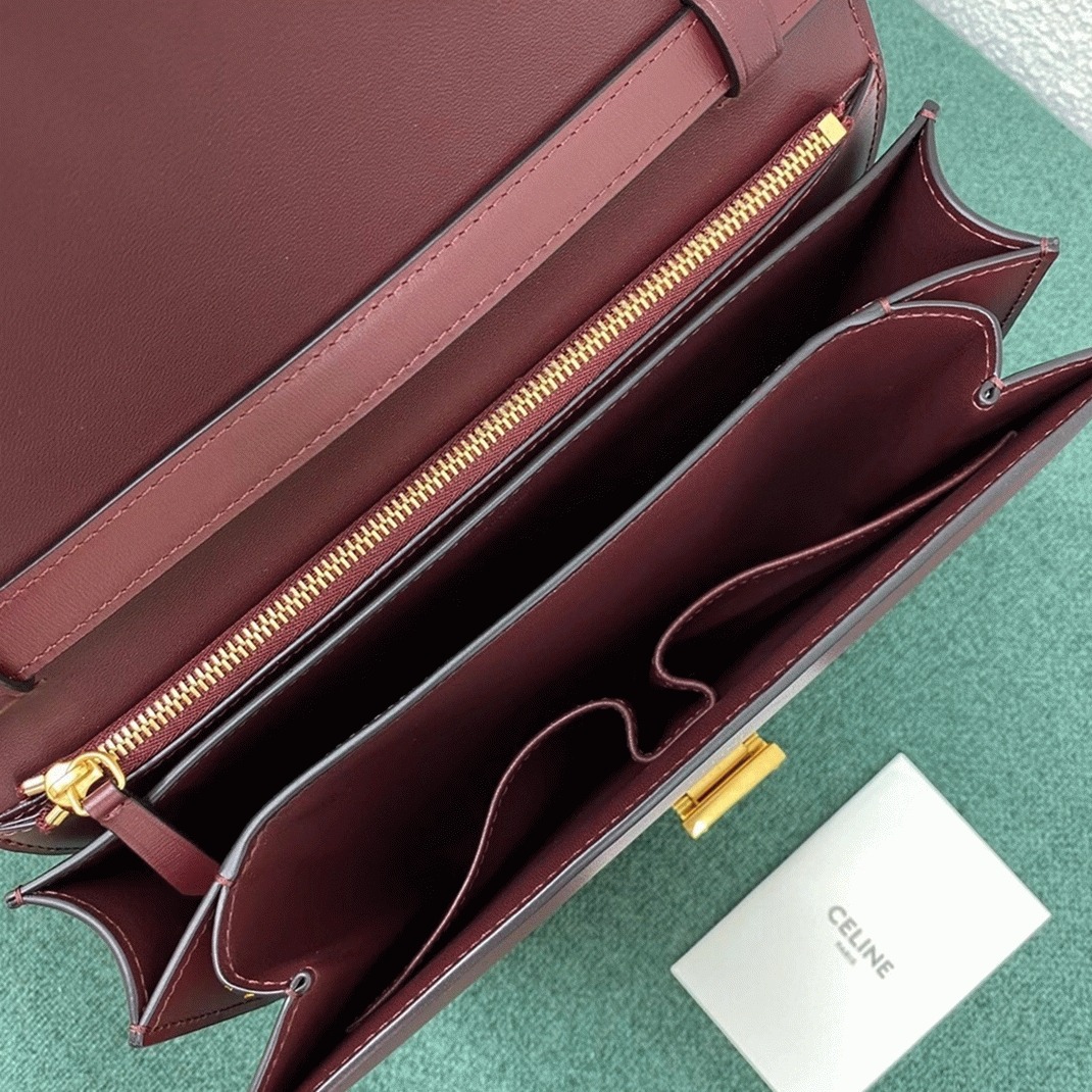 Top Quality Knockoff Ce1i*e Classic Box Medium Bag In Bordeaux