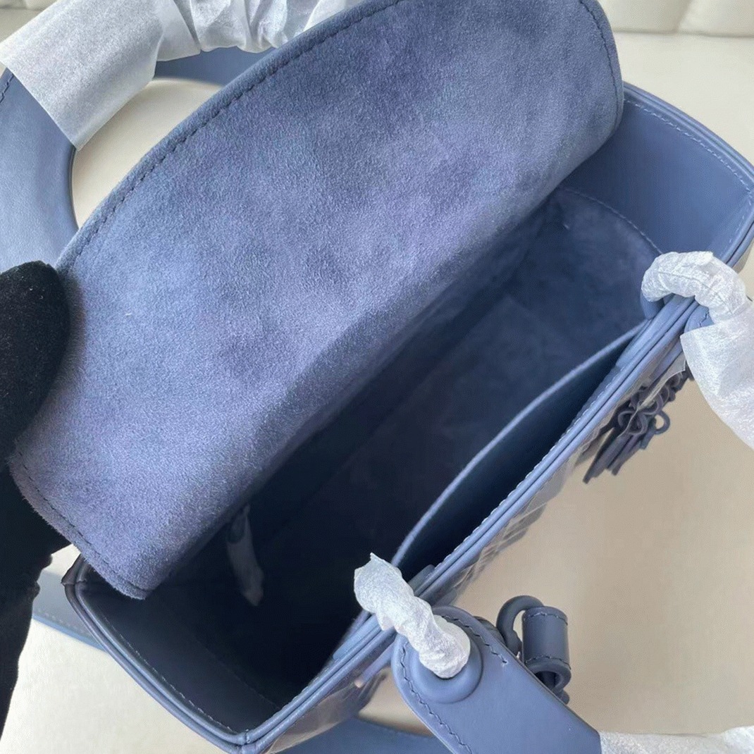 d10r small lady d10r my abcd10r bag replica in De*1m calfskin with d1am0nd motif