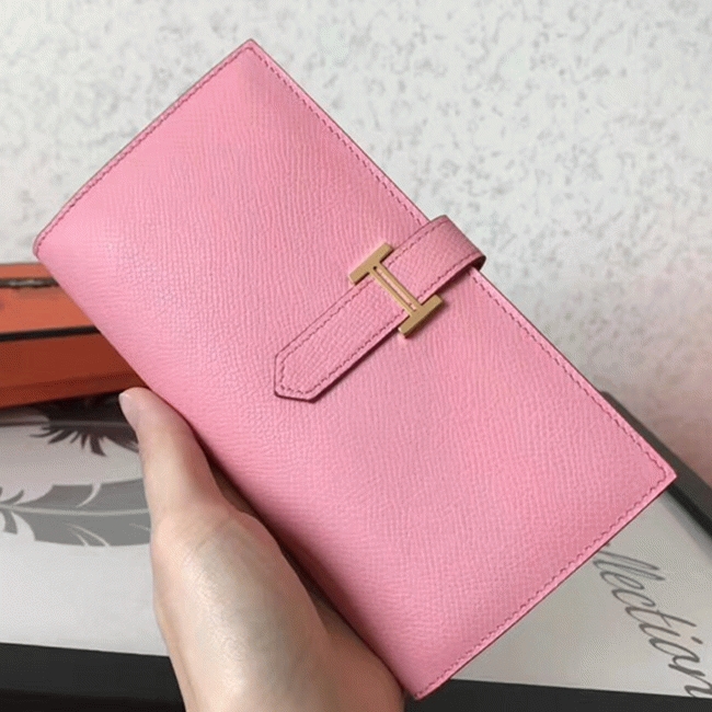 Pink Replica H**me5 Bearn Wallet