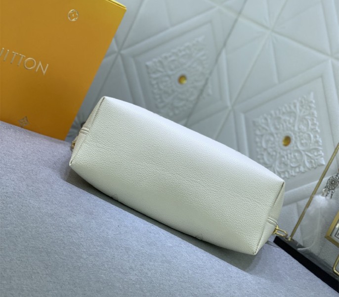 L0vis Vvtt0n Monogram Empreinte Leather Bundle Bag In Cream