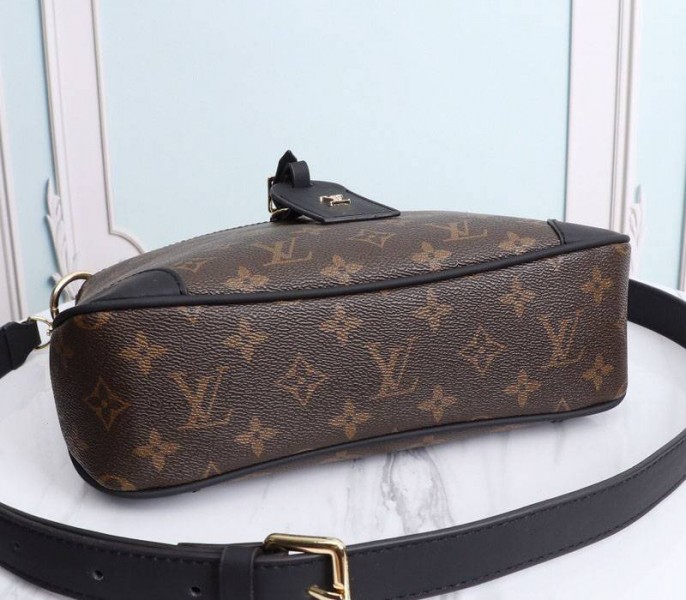 L0vis Vvtt0n Monogram Canvas Odeon PM Bag In Black