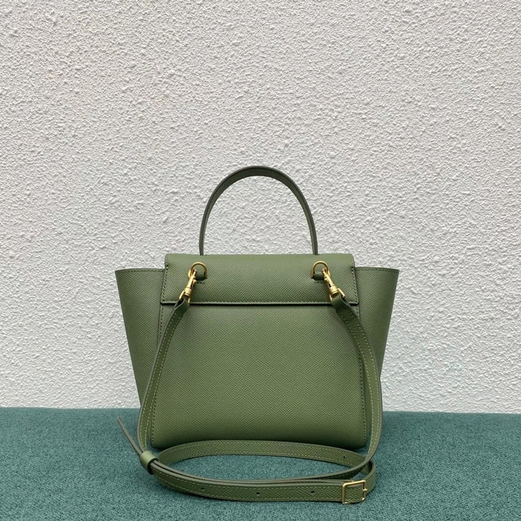 Ce1i*e Belt Nano Bag Knockoff in Light Khaki