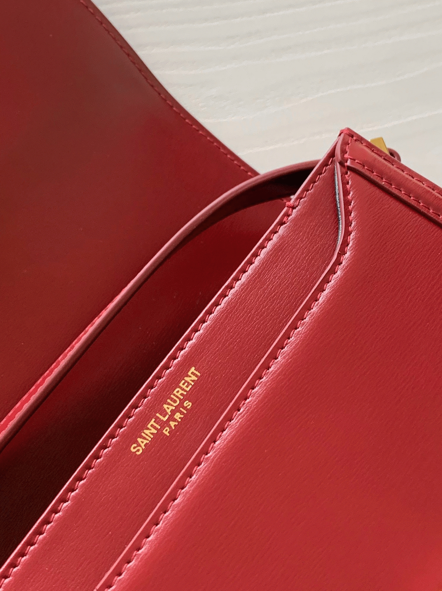 Replica Sa1nt Lau*nt Small Solferino Bag Red Calfskin