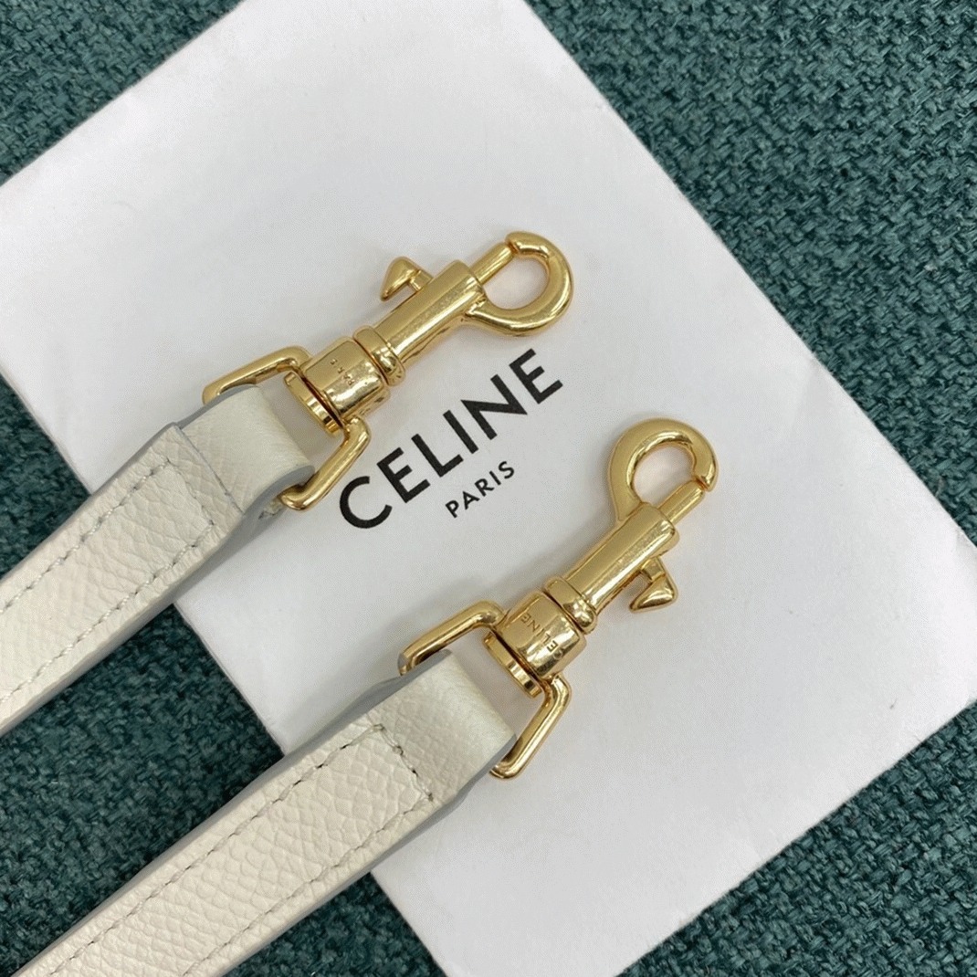 Ce1i*e Belt Nano Bag Knockoff in White