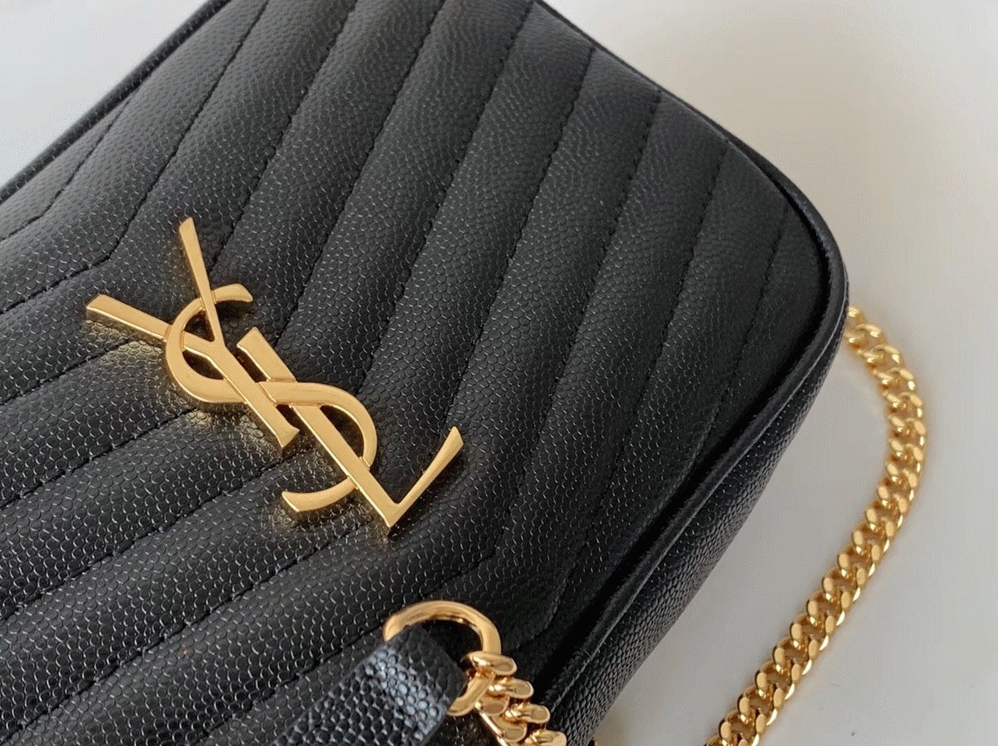 Replica Sa1nt Lau*nt Lou Mini Bag Black