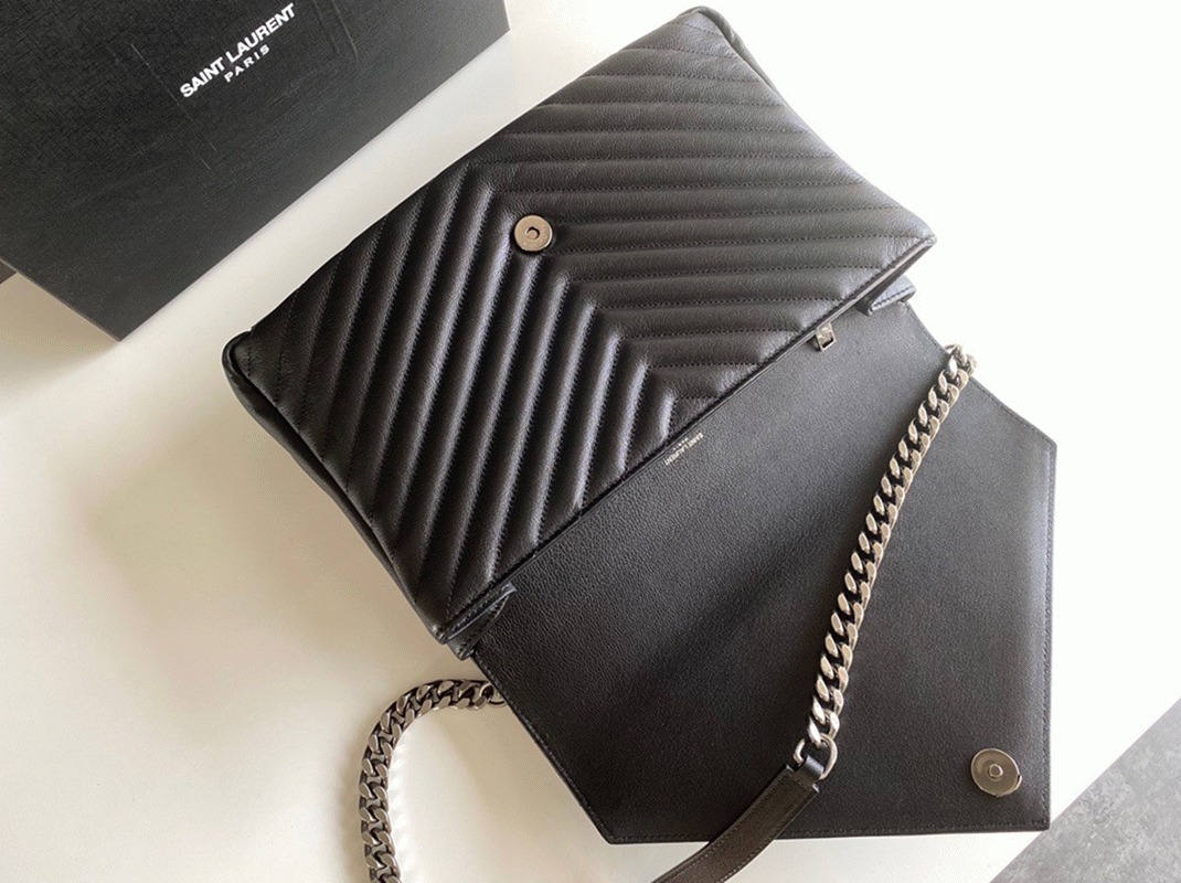Replica Sa1nt Lau*nt College Large Chain Bag Noir