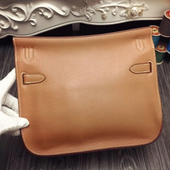 Brown replica H**me5 Jypsiere 31cm handbag