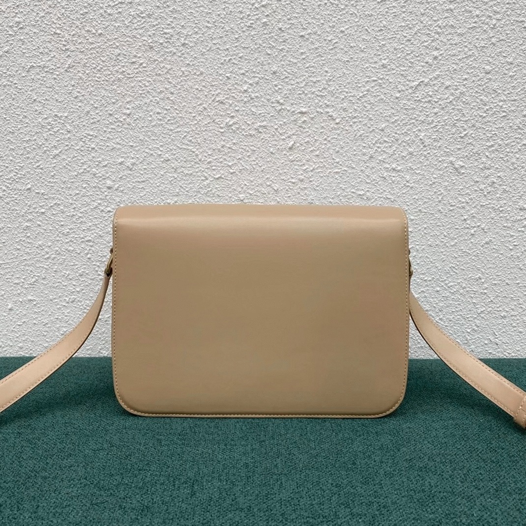 Top Quality Faux Ce1i*e Triomphe Large Bag In Nude