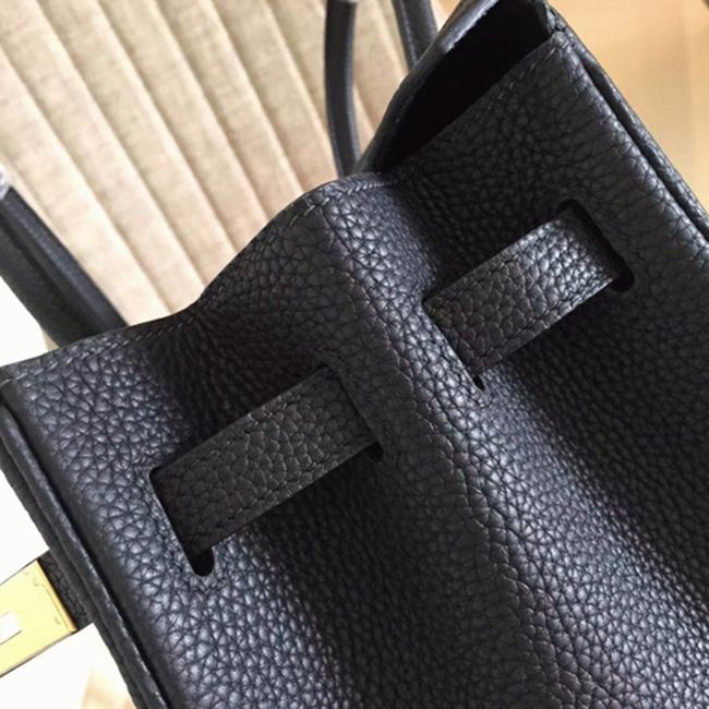 Classic Black H**me5 Birkin 30cm Replica Handbag