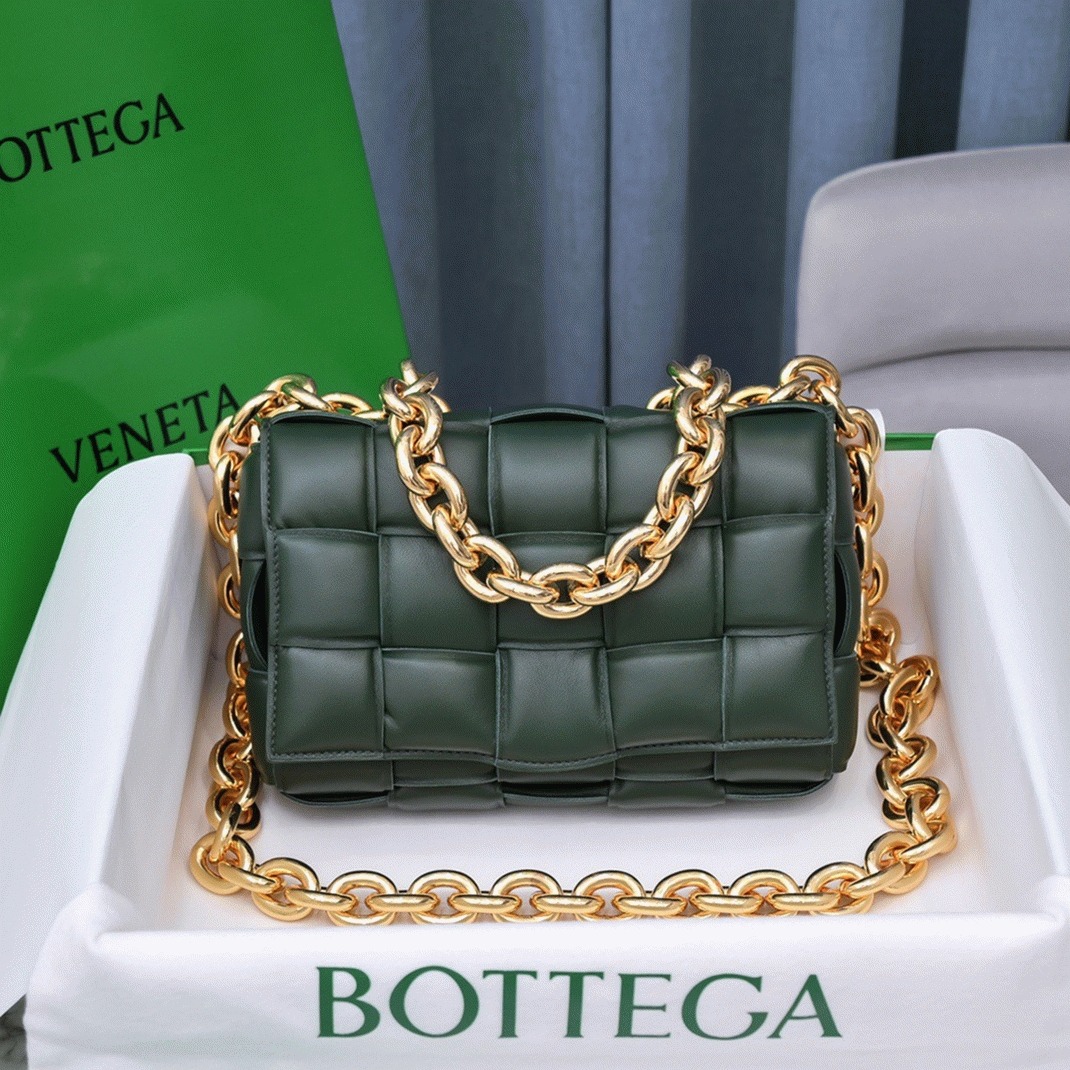 Top Quality Replica B0tt*ga Ven*ta Chain Cassette Bag In Raintree