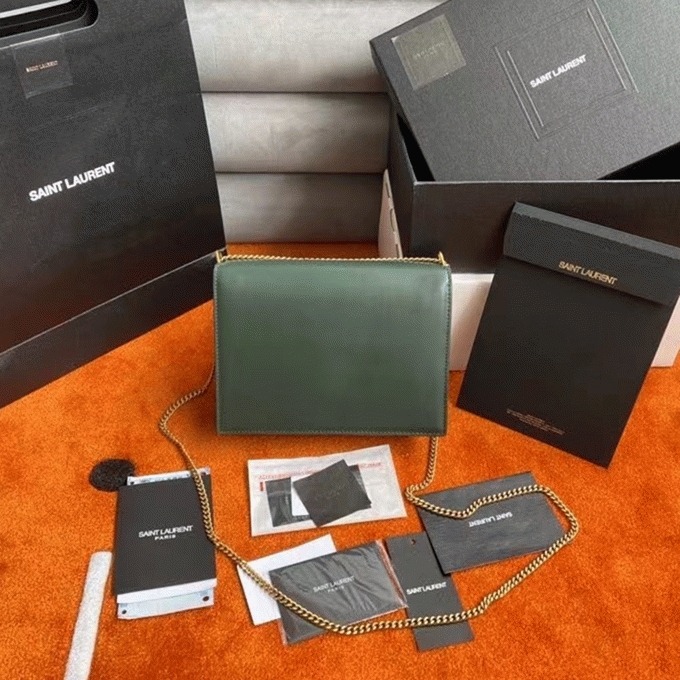 Replica Sa1nt Lau*nt Cassandra Medium Chain Bag Green