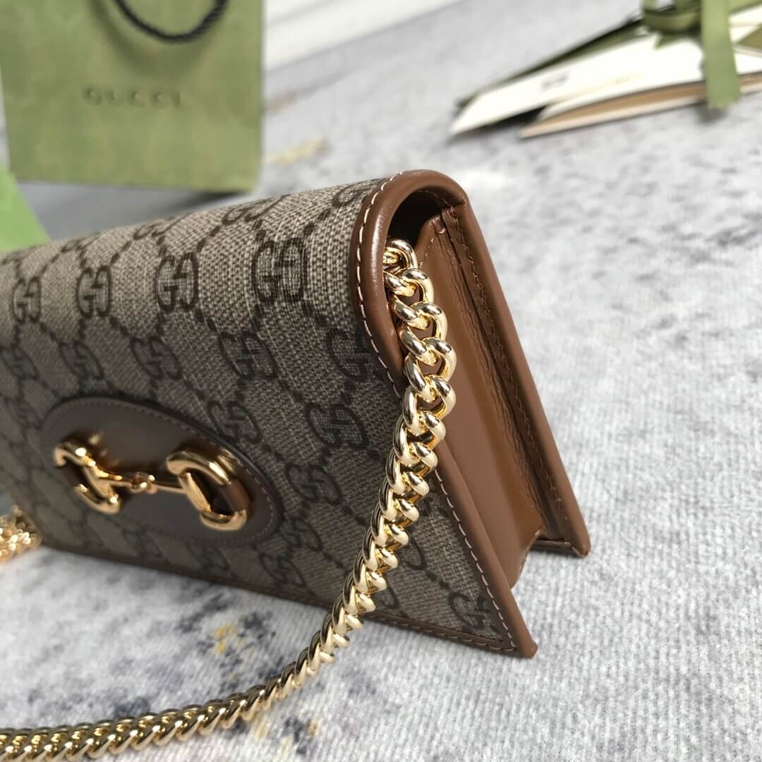 Gvc*1 Horse Buckle 1955 Chain Wallet