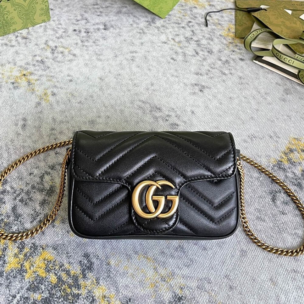 GG Marmont matelasse leather S*per mini bag