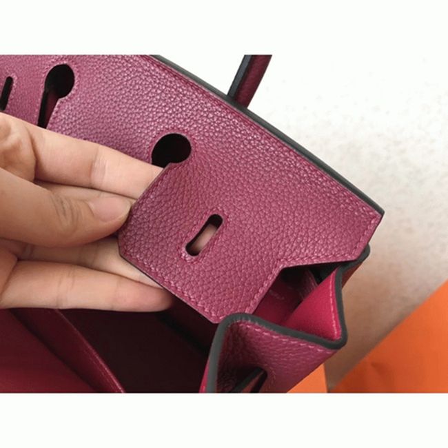Ruby H**me5 Birkin 25cm AAA Replica Handbag