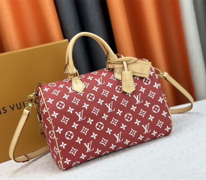 L0vis Vvtt0n Speedy P9 Bandouliere 30 Bag In Red