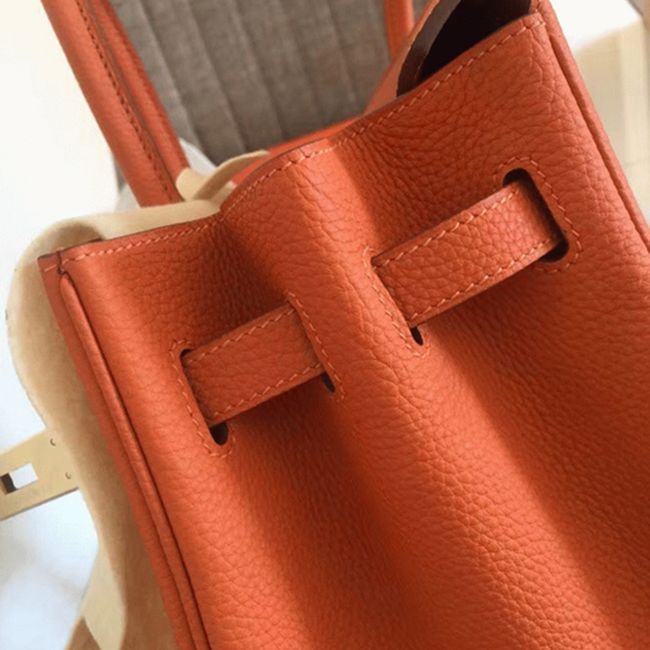 Orange H**me5 Birkin 30cm Classic Replica Purse