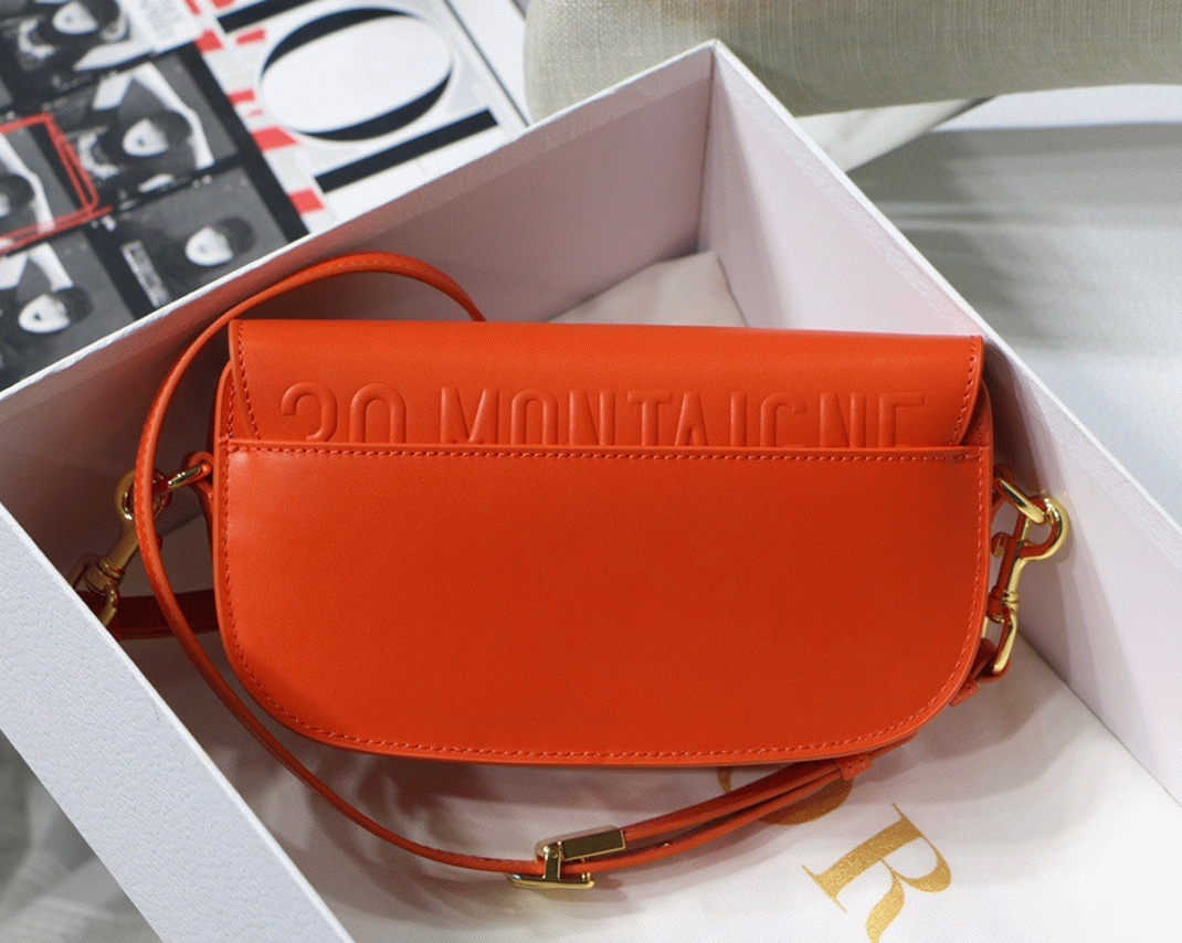 D10r Bobby East-West Bag Replica in Orange