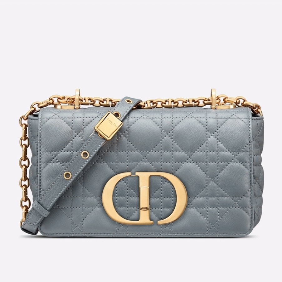 D10r Caro Small Bag Fake in Cloud Blue