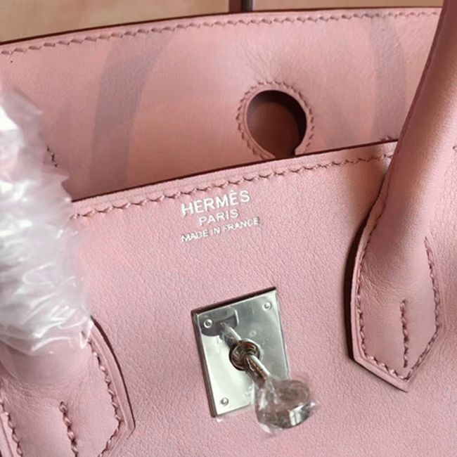 H**me5 Birkin 25cm Knockoff in Rose Dragee