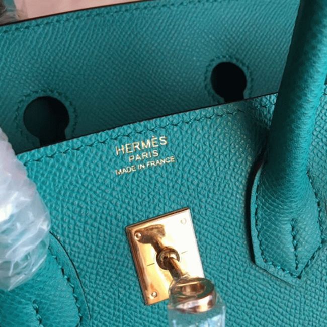 Blue Paon H**me5 Birkin 25cm High-End Replica