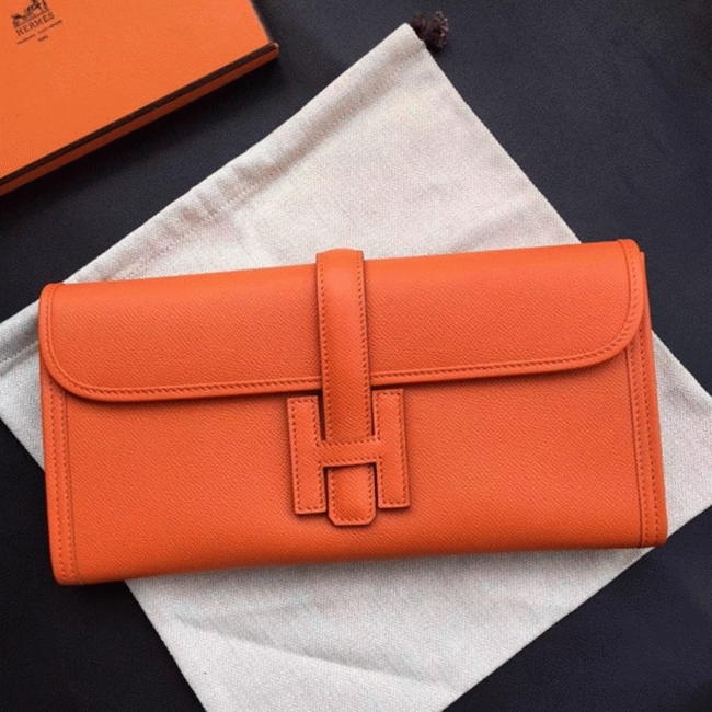 Orange Fake H**me5 Jige Elan 29 Colorful Handbag