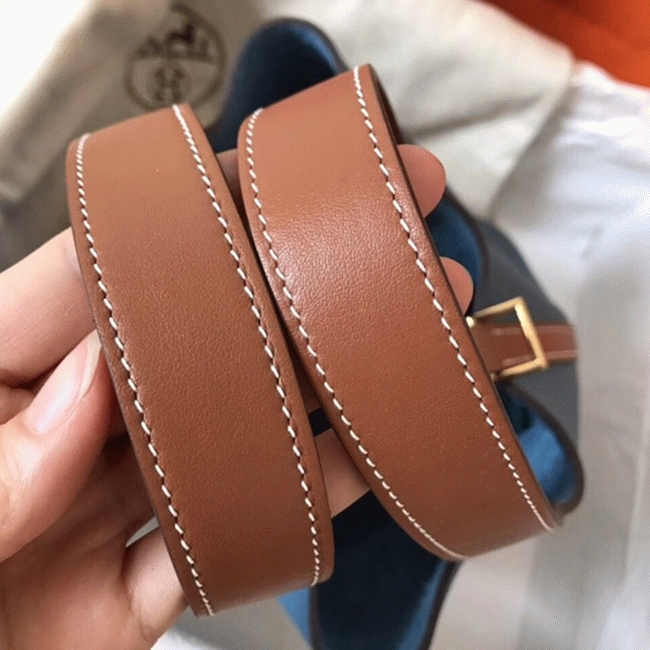 Blue jean 1:1 replica H**me5 bicolor Picotin Lock 18cm handbag