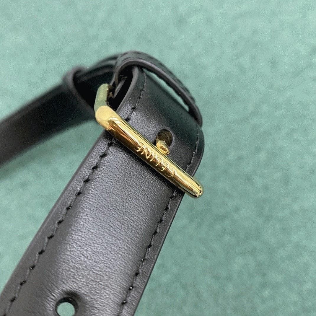 Top Quality Faux Ce1i*e Triomphe Medium Bag In Black