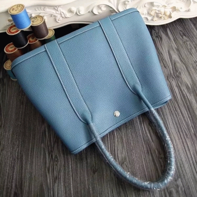 Jean Blue Replica AAA H**me5 Garden Party 30cm Canvas Tote