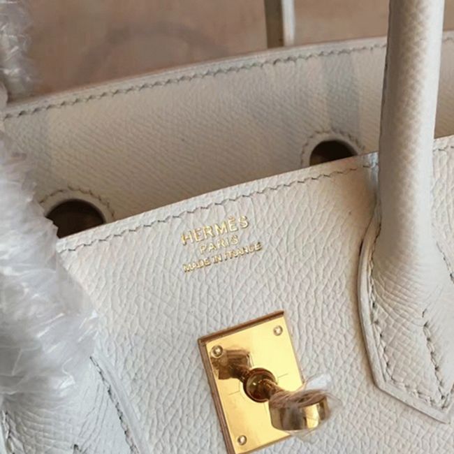 preM1vm replica white h**me5 birkin 25cm handbag