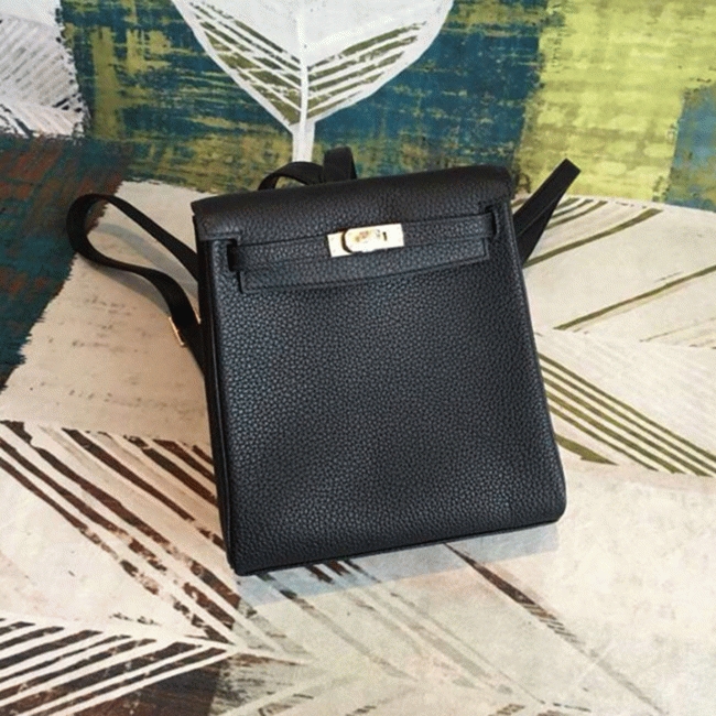 Black Clemence Knockoff H**me5 Kelly Ado PM Everyday Backpack