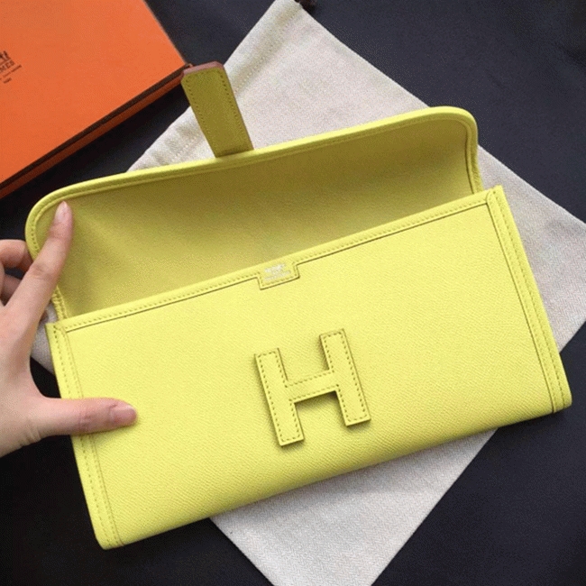 Soufre knockoff H**me5 Jige Elan clutch bag