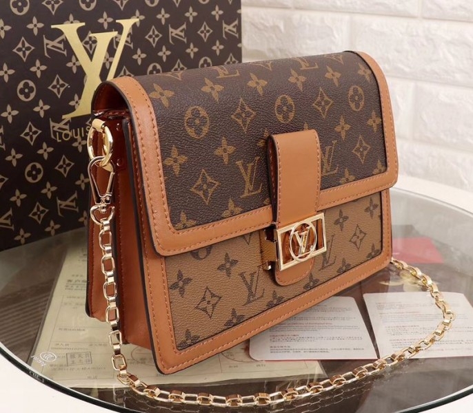L0vis Vvtt0n Monogram Reverse Canvas Dauphine Bag