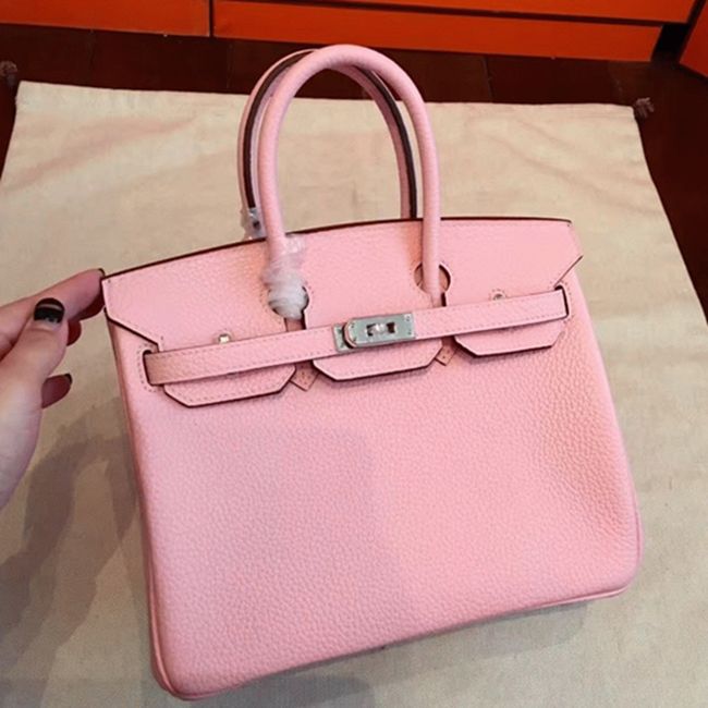 Pink H**me5 Birkin 25cm Luxury Designer Knockoff Bag