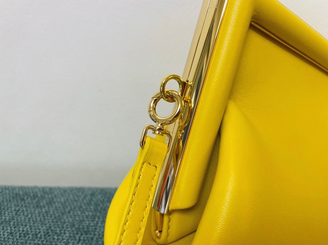 Top Quality Fake F**di First Small Bag In Yellow