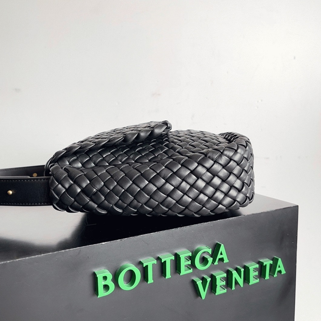 Replica B0tt*ga Ven*ta Cobble Small Bag Black