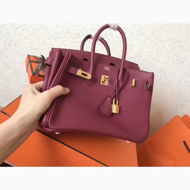 Ruby H**me5 Birkin 25cm AAA Replica Handbag